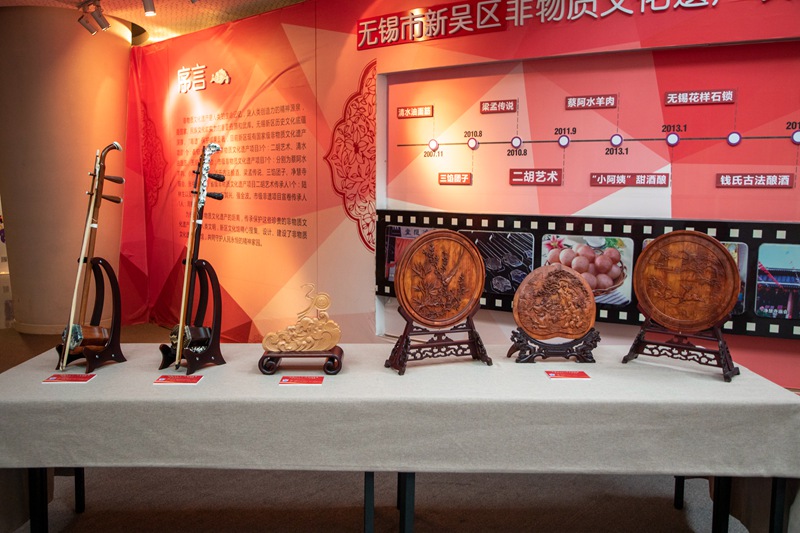 无锡高新区“致敬三十年 携手向未来”文艺作品展开展。新吴区委宣传部供图