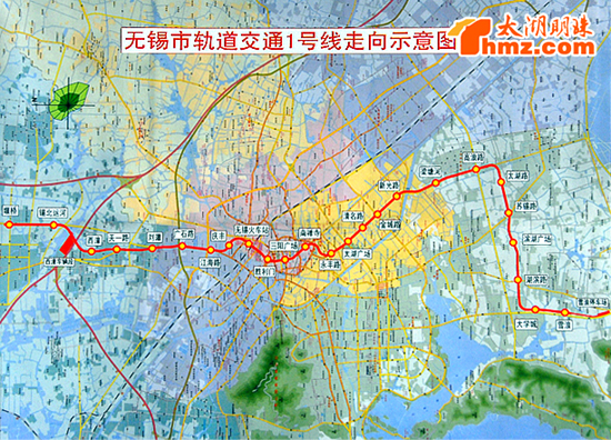 无锡轨道交通1号线计划2014年通车